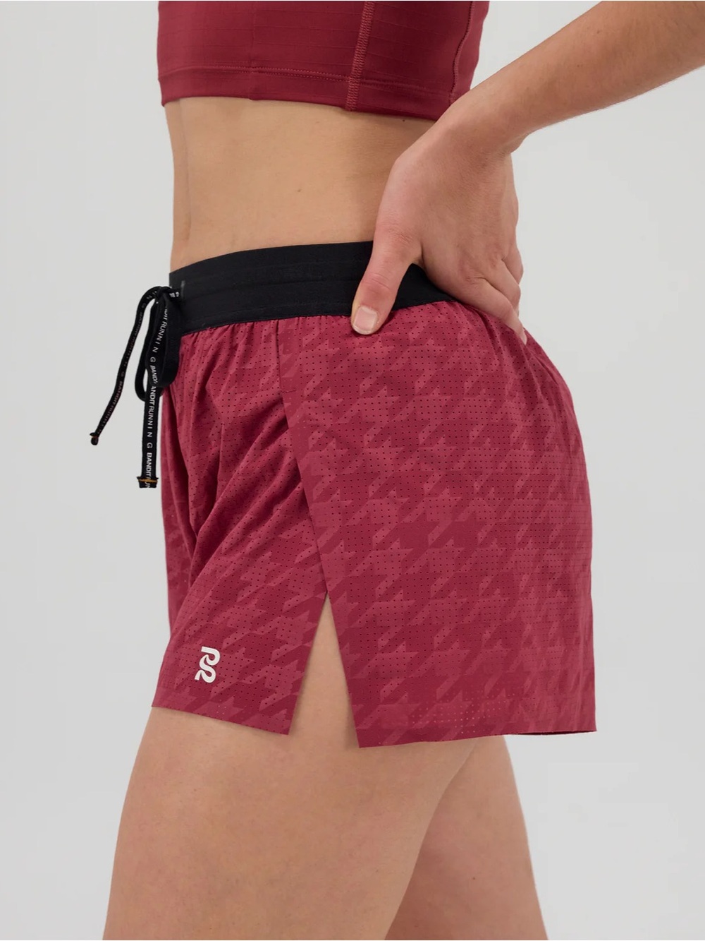 NWT! BANDIT WOMEN'S VENTO™ 3" SPLIT SHORT - BERRY - Picture 1 of 7